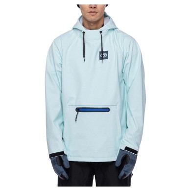 686 Men's Waterproof Jacket Hoodie Blue Hyperchromic APPAREL