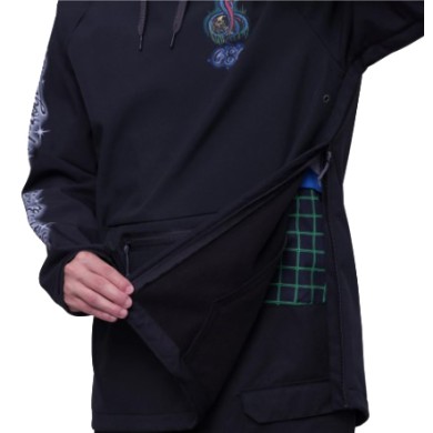 686 Men's Waterproof Jacket Hoody Samborghini STREET WEAR