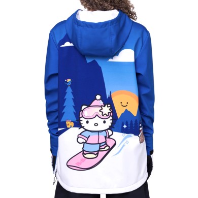686 Women's Waterproof Jacket Hoody Hello Kitty STREET WEAR