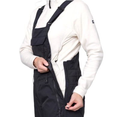 686 Γυναικείο Σκι - Snowboard Σαλοπέτα με Επένδυση και Τιράντες Black Magic ΡΟΥΧΑ ΒΟΥΝΟΥ