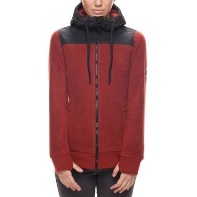 686 Women's Fleece Zip Hoody Flo Polar