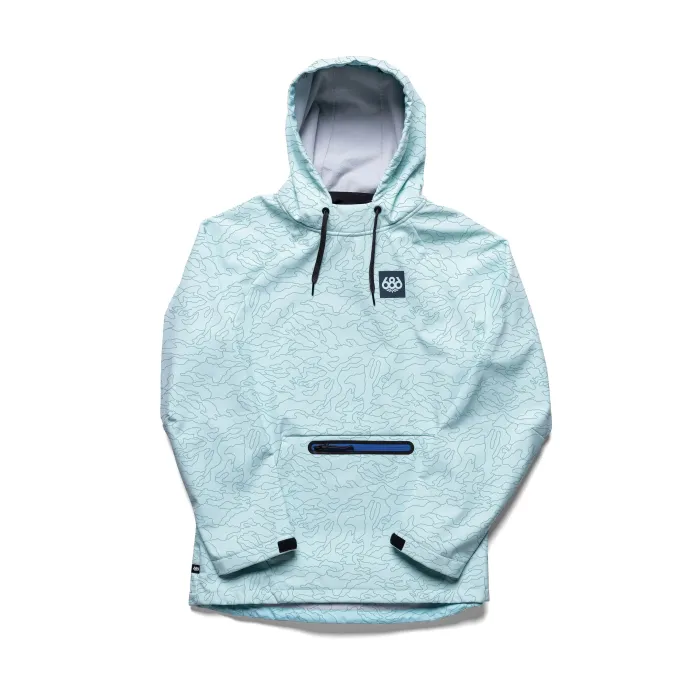 686 Αντρικό Αδιάβροχο Μπουφάν Hoodie Hyperchromic Μπλε Ρούχα 686 Αντρικό Αδιάβροχο Μπουφάν Hoodie Hyperchromic Μπλε Ρούχα