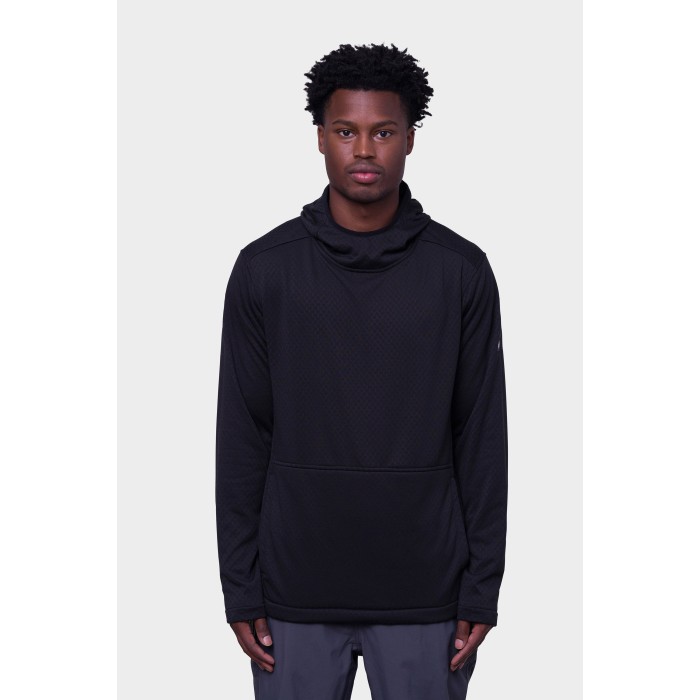 686 Men's Fleece Hoodie Mission Grid SNOW WEAR
