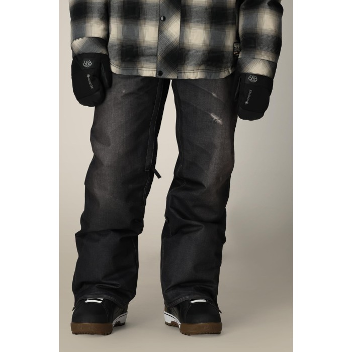 686 Men's Ski - Snowboard Pant Deconstructed Denim SNOW WEAR