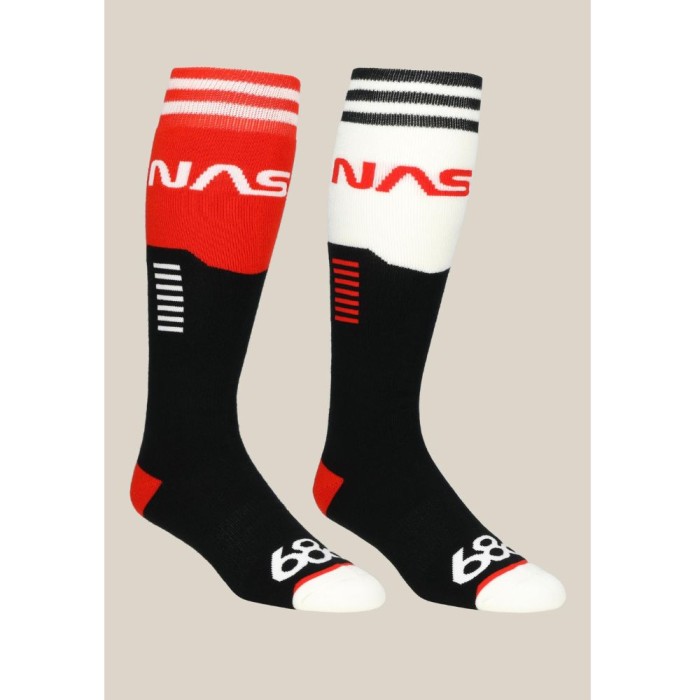 686 Men's Ski/Snowboard Socks NASA 2 Pack SNOW WEAR 686 Men's Ski/Snowboard Socks NASA 2 Pack SNOW WEAR