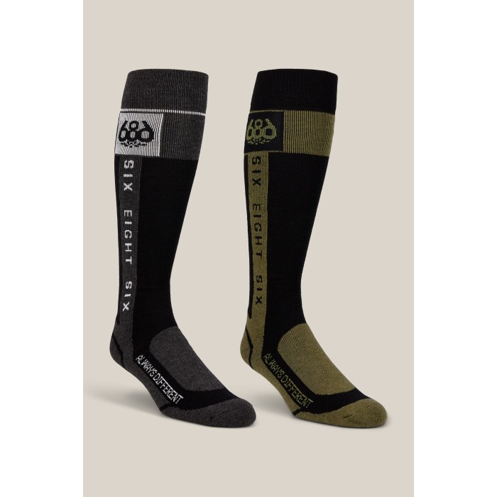 686 Men's Socks Merino Flow 2 Pack ΡΟΥΧΑ ΒΟΥΝΟΥ 686 Men's Socks Merino Flow 2 Pack ΡΟΥΧΑ ΒΟΥΝΟΥ