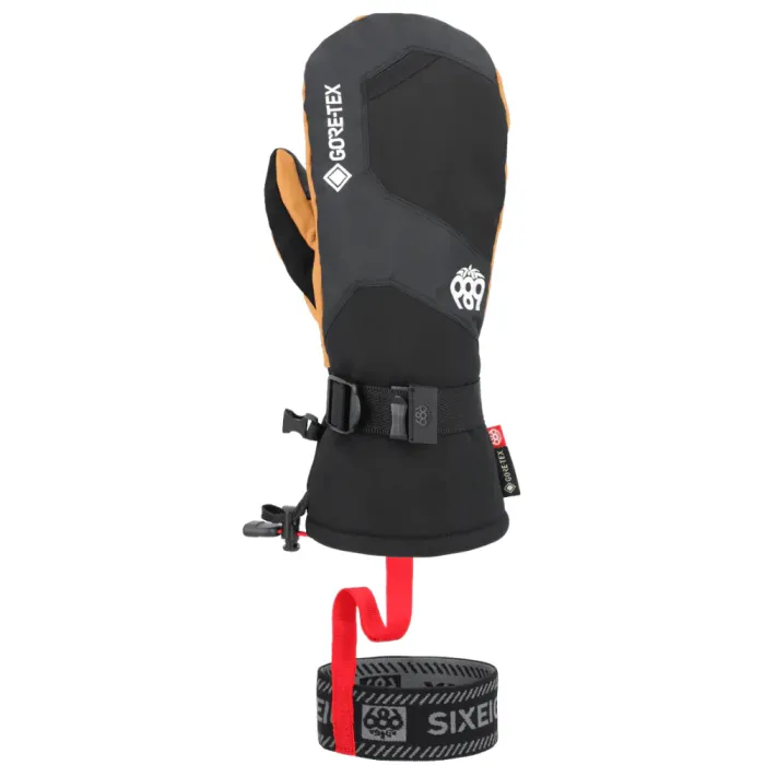 686 Men's Ski - Snowboard Glove Gore-Tex Leather Linear Mitt SNOW WEAR