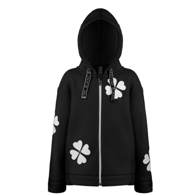 Poivre Blanc Girls Sherpa Fleece Hooded Jacket Poivre Blanc Girls Sherpa Fleece Hooded Jacket