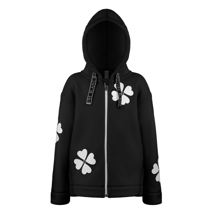 Poivre Blanc Girls Sherpa Fleece Hooded Jacket Poivre Blanc Girls Sherpa Fleece Hooded Jacket