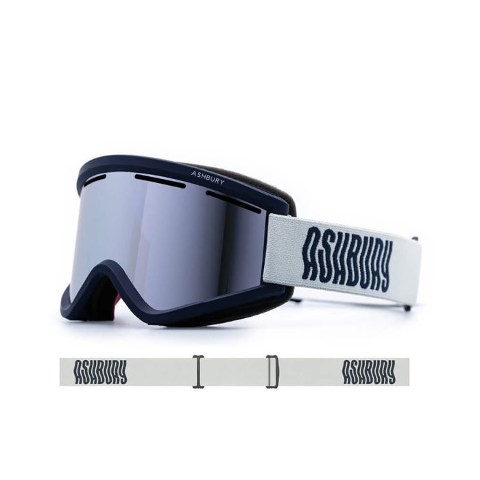 Ashbury Goggles Blackbird Warp Lens Platinum Mirror & Yellow Low Light SNOW SPORTS