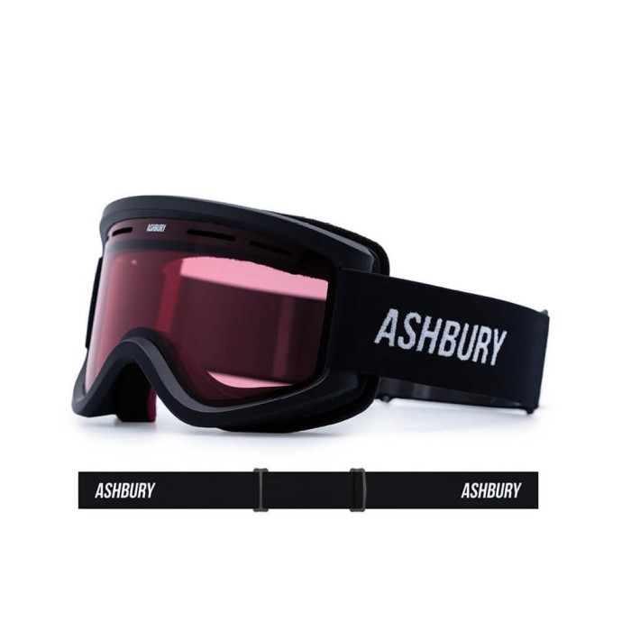 Ashbury Goggles Warlock Staple Black Lens Rose Tint Ashbury Goggles Warlock Staple Black Lens Rose Tint