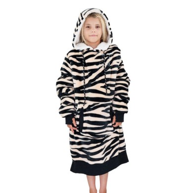 All-In Youth Hoodie Poncho Plaid KIDS
