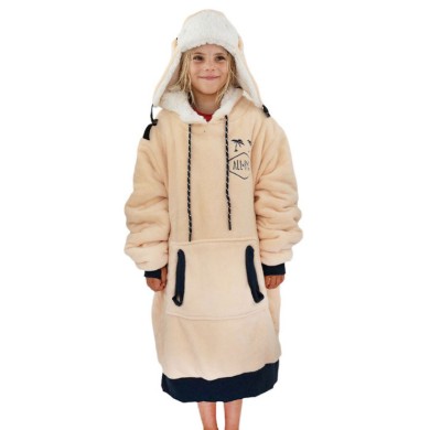 All-In Youth Hoodie Poncho Plaid ΠΑΙΔΙΚΑ All-In Youth Hoodie Poncho Plaid ΠΑΙΔΙΚΑ