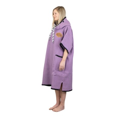 All-In Poncho T Waffle Μοβ All-In Poncho T Waffle Μοβ