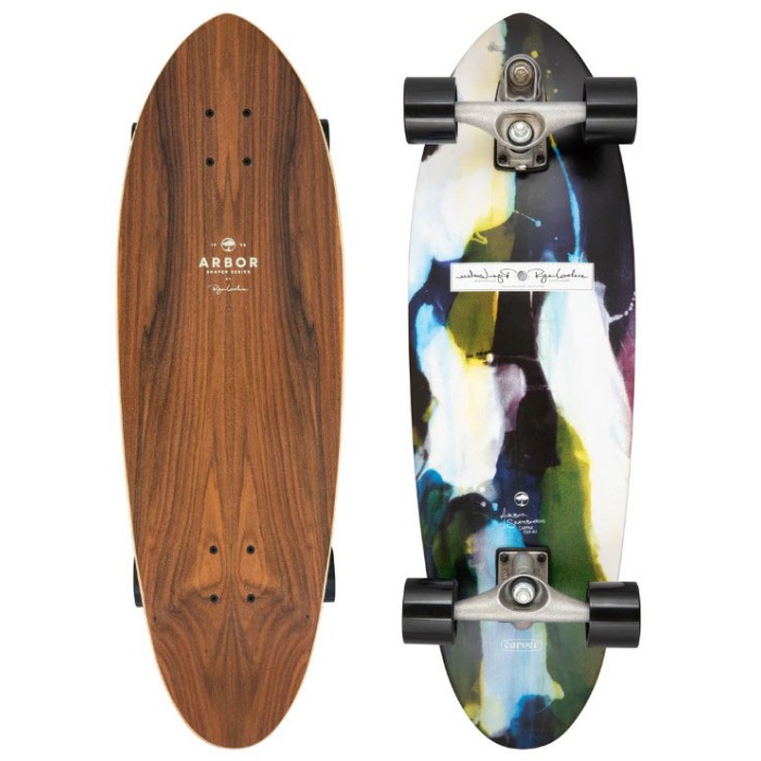 Arbor Shaper Lovelace Complete Surfskate - High-Performance Cruiser Arbor Shaper Lovelace Complete Surfskate - High-Performance Cruiser