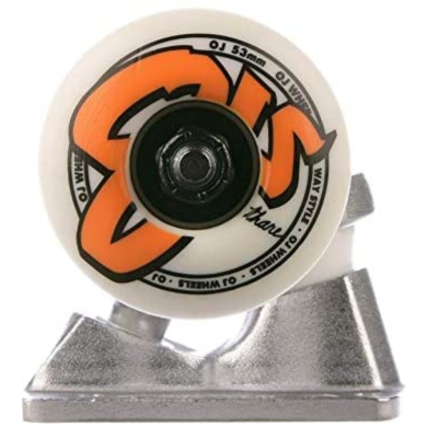 Bullet Trucks / 53mm OJ Logo 1t/2w/4b Assembly Silver Bullet Trucks / 53mm OJ Logo 1t/2w/4b Assembly Silver