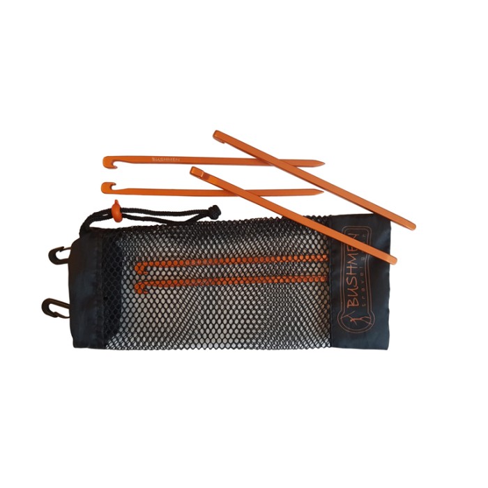 Bushmen Πάσσαλοι Κατασκήνωσης Πακέτο 6 Ultralight Bushmen Πάσσαλοι Κατασκήνωσης Πακέτο 6 Ultralight