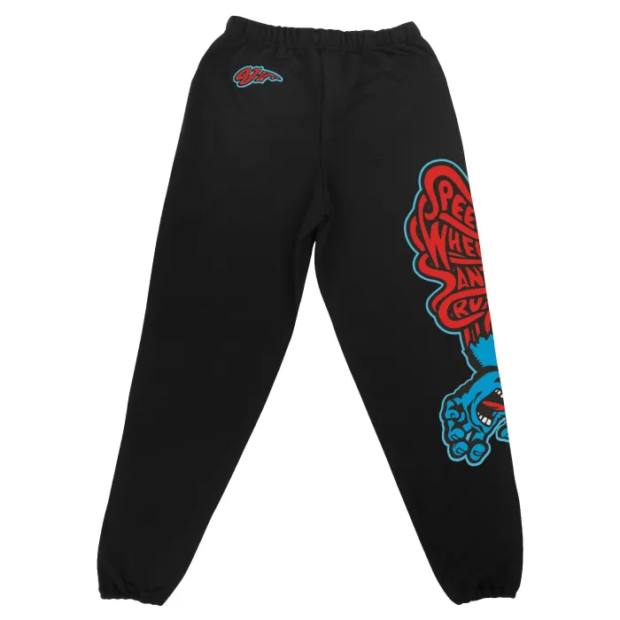 OJ Wheels Sweatpants Speed Wheels Screaming STREET WEAR