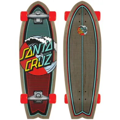 Santa Cruz Cruizer Complete Classic Wave Splice Shark 27.7 Santa Cruz Cruizer Complete Classic Wave Splice Shark 27.7