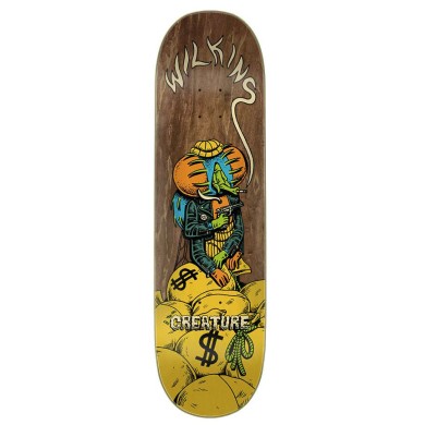 Creature Skateboard Pro Deck Wilkins Heist