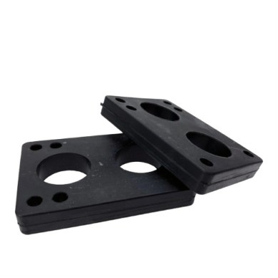 D Street Risers Soft (Pack of 2) Black 1/2 IN SKATE