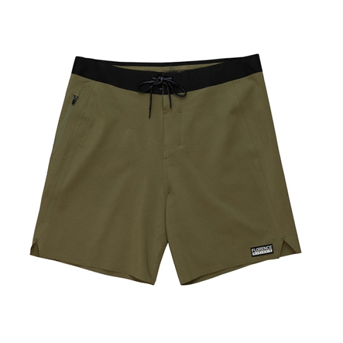 Florence Men's F1 Zero Boardshort Weld Olive Green 