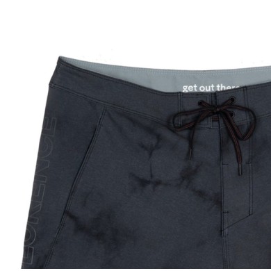 Florence Mens Boardshort Stratus Black Florence Mens Boardshort Stratus Black