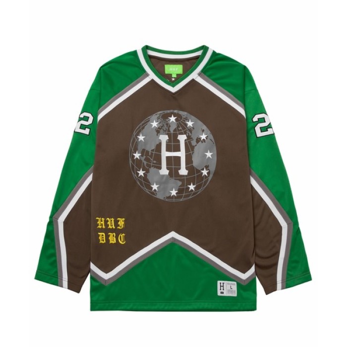 Huf Men's Long Sleeve Jersey Center Ice Hockey APPAREL Huf Men's Long Sleeve Jersey Center Ice Hockey APPAREL