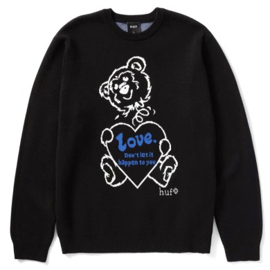 Huf Crewneck Bad News  Sweater 