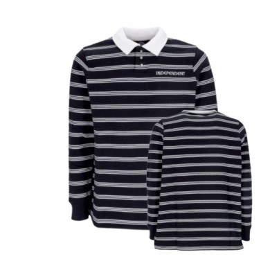 Independent Crewneck Bauhaus Stripe Polo APPAREL Independent Crewneck Bauhaus Stripe Polo APPAREL
