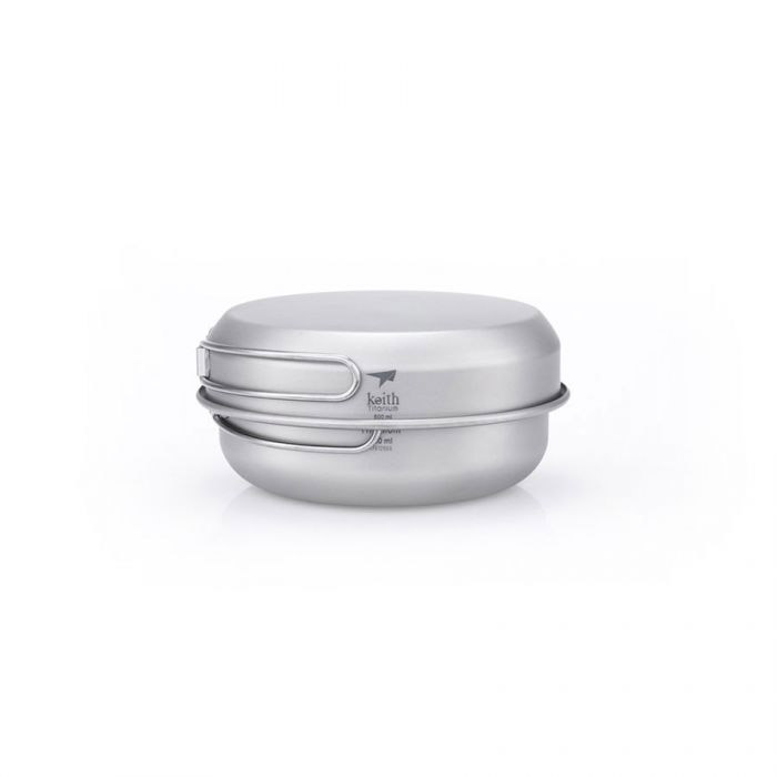 Keith Titanium Κατσαρολάκια και Τηγάνι 3-τεμ Σετ Μαγειρικής 680/550/500ml Κατασκήνωσης CAMPING Keith Titanium Κατσαρολάκια και Τηγάνι 3-τεμ Σετ Μαγειρικής 680/550/500ml Κατασκήνωσης CAMPING