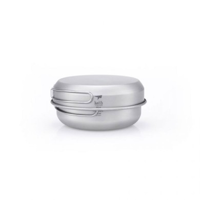 Keith Titanium Κατσαρολάκια και Τηγάνι 3-τεμ Σετ Μαγειρικής 680/550/500ml Κατασκήνωσης CAMPING Keith Titanium Κατσαρολάκια και Τηγάνι 3-τεμ Σετ Μαγειρικής 680/550/500ml Κατασκήνωσης CAMPING