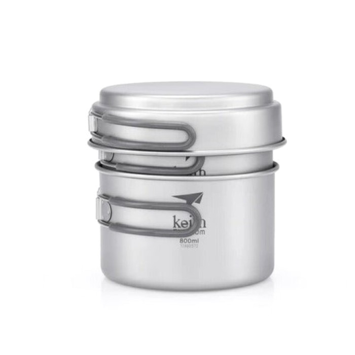 Keith Titanium Σετ 3-τεμ Μαγειρικά Σκεύη Κατασκήνωσης