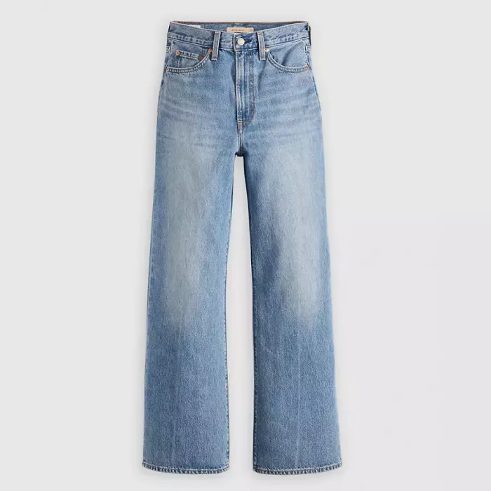 Levi's Women's Jeans Ribcade Wide Leg ΡΟΥΧΑ ΠΟΛΗΣ