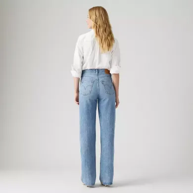 Levi's Women's Jeans Ribcade Wide Leg ΡΟΥΧΑ ΠΟΛΗΣ