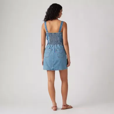 Levi's Women's Denim Dress Iconic Button-Up STREET WEAR