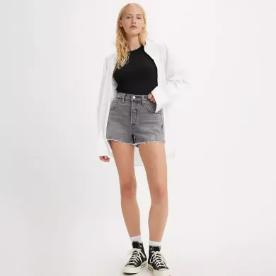 Levi's Women's Denim Shorts 501 Original STREET WEAR Levi's Women's Denim Shorts 501 Original STREET WEAR