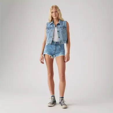 Levi's Women's Denim Shorts 501 Original STREET WEAR Levi's Women's Denim Shorts 501 Original STREET WEAR