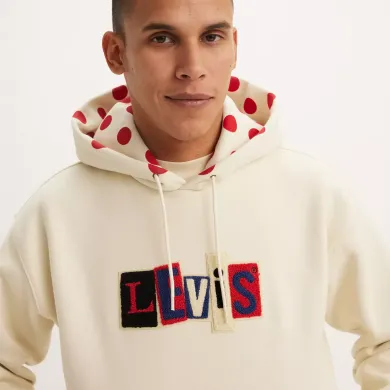 Levi's Αντρικό Φούτερ Skate Hoodded Sweatshirt Neutrals 