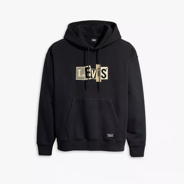 Levi's Men's Hoodie Skate Hoodded Sweatshirt Blacks STREET WEAR Levi's Men's Hoodie Skate Hoodded Sweatshirt Blacks STREET WEAR