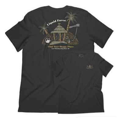 Liquid Force Αντρικό Κοντομάνικο T-Shirt Happy Place 