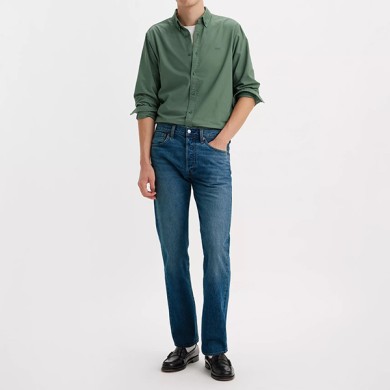 Levi's Ανδρικό Μπλε Τζιν 501 Original