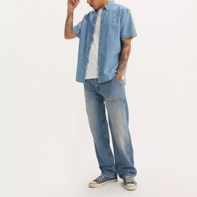 Levi's Ανδρικό Τζιν Ίσια γραμμή 555 Relaxed Utility ΡΟΥΧΑ ΠΟΛΗΣ