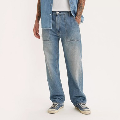 Levi's Ανδρικό Τζιν Ίσια γραμμή 555 Relaxed Utility ΡΟΥΧΑ ΠΟΛΗΣ