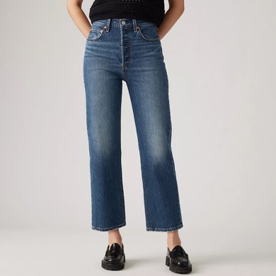 Levi's Women's Ankle Jeans Ribcage Straight STREET WEAR