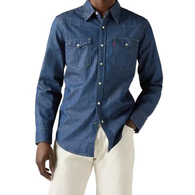 Levi's Mens Denim Shirt Barstow Western 