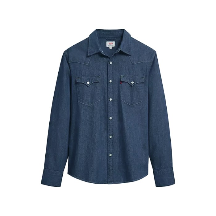Levi's Mens Denim Shirt Barstow Western 