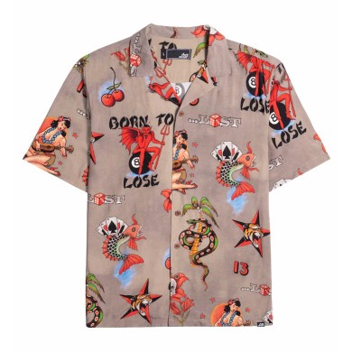 Lost S/S Shirt Scrapbook Wover MEN