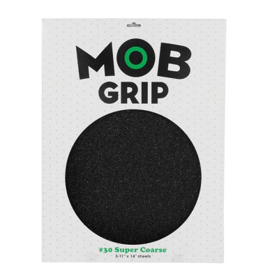 MOB SUPER COARSE GRIT #30 GRIP TAPE PACK 3 SHEETS 11IN X 14IN