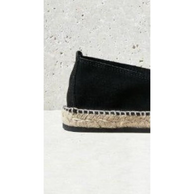 OAS Espadrilles Suede Black 